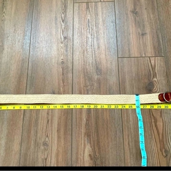 Tan Woven Belt with Brown Accents - Picture 4 of 7